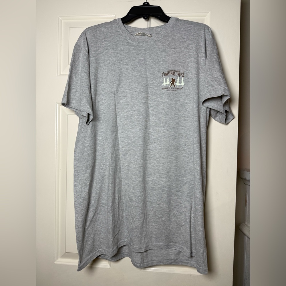 Simply Southern "Mountain Fresh Christmas Trees Cut and Carry” Long Sleeve Tee - Picture 6 of 6